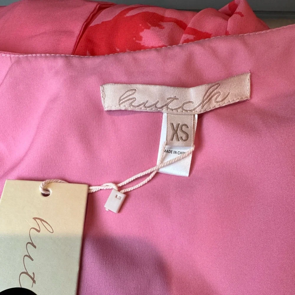 Hutch Beck Chiffon Floral Wrap Maxi Dress NWT Size XS - Picture 10 of 16